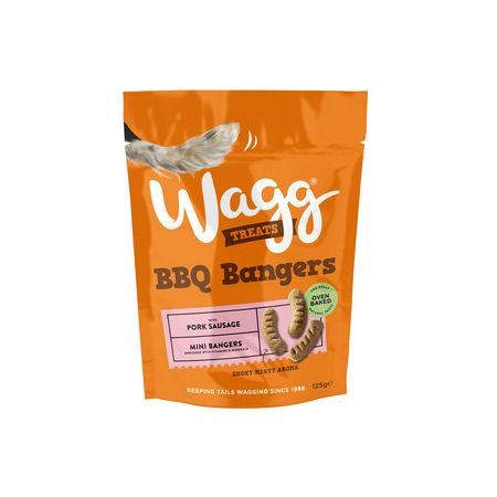 Wagg Treats - Bbq Bangers - 125G