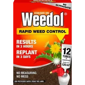 Weedol Rapid Weed Control 12 Tube Pack