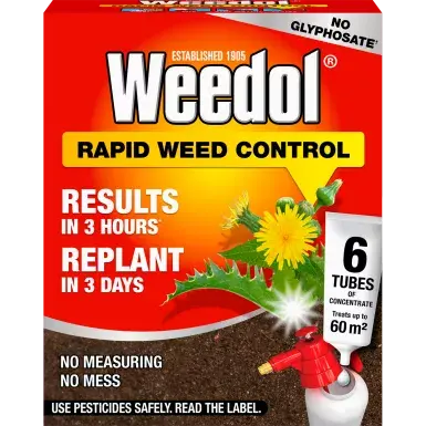 Weedol Rapid Weed Control 6 Tube Pack