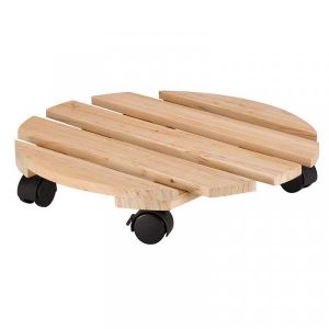 Wooden Pot Caddy 30cm