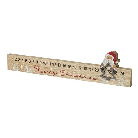Wooden Santa Claus Advent Rule