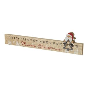 Wooden Santa Claus Advent Rule