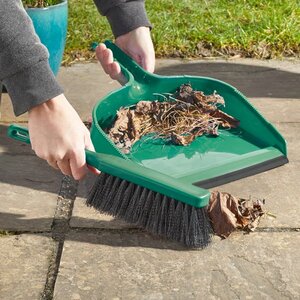 Yard Dustpan & Brush - image 1