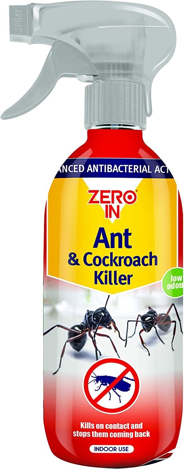 Zero In Ant & Cockroach Killer 1L Ready to Use Spray Horticentre Your Family Run Garden